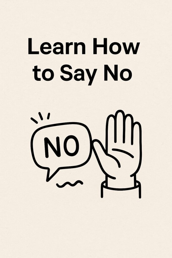 Say no